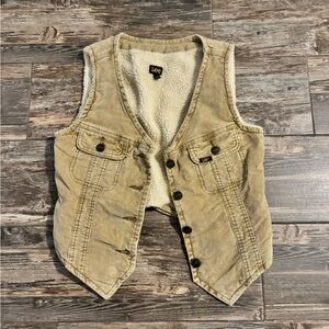 Lee Cream Sherpa Lined Jacket